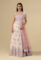 Buy Elegance Off-White Anarkali Gown Online