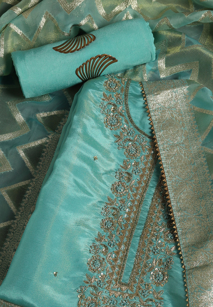 Uppada Silk Fabric Unstitched Suit