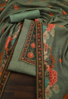 Traditional Unstitched Suit For Festive Wear