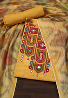 Traditional Cotton Suit For Festive Wear