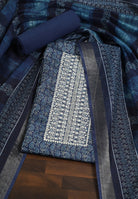 Blue Unstitched Suit Set