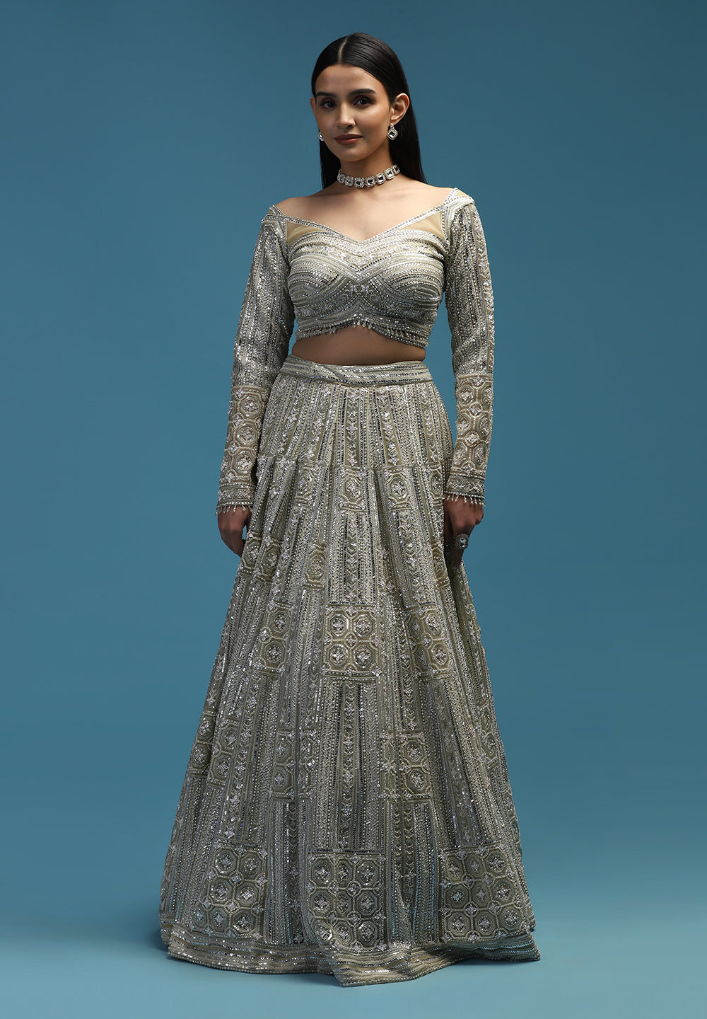 Buy Blossom Bridal Lehenga for Engagement