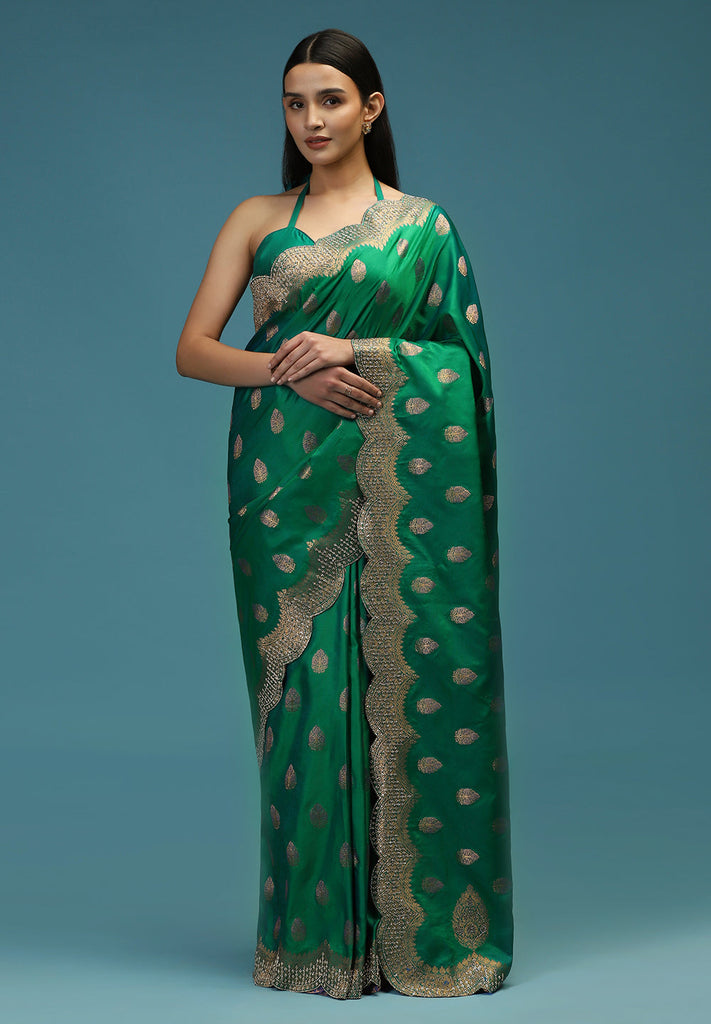 SATIN DESIGNER SAREE