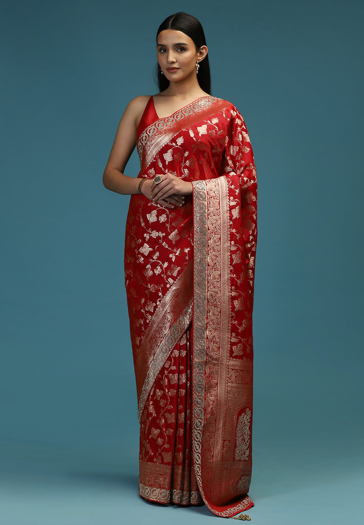 SATIN DESIGNER SAREE