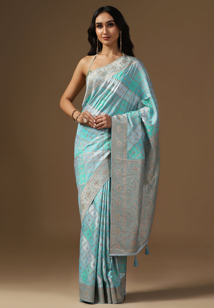 Satin Silk Designer Saree