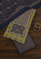 Ajrakh Print Cotton Suit Material