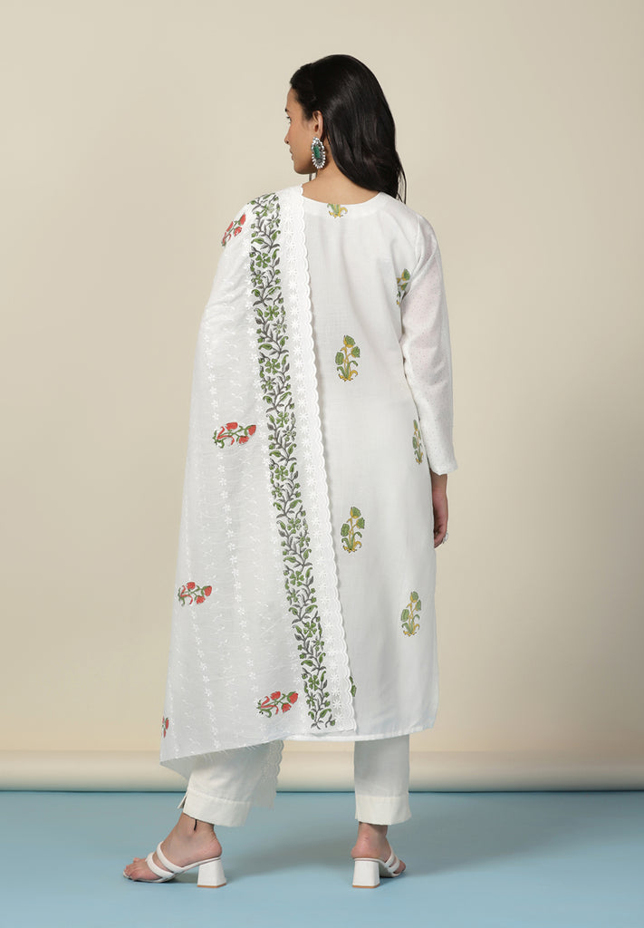 Buy Unstitched Cotton Fabric Suits | Bombay Selections