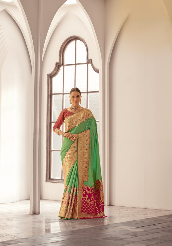 Banarasi  Silk Saree with Zari Perfection