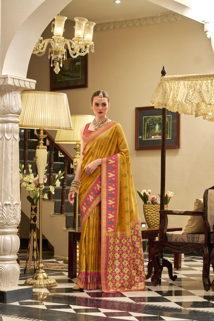 Banarasi Silk Saree With Zari
