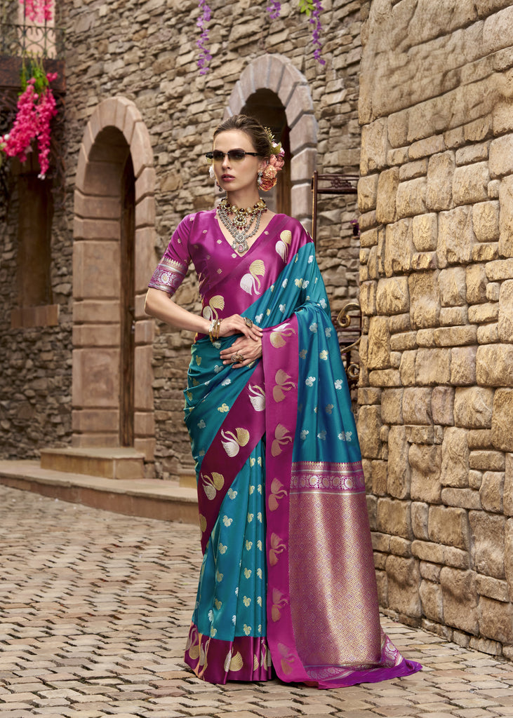 Banarasi Satin Silk Designer Saree