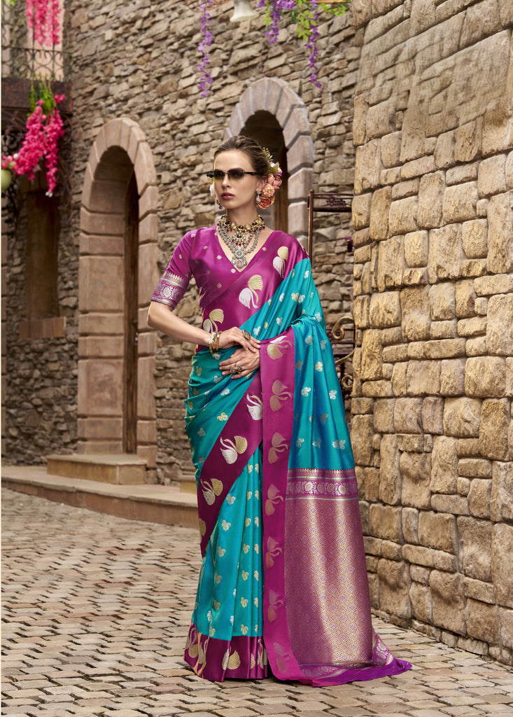 Banarasi Satin Silk Designer Saree