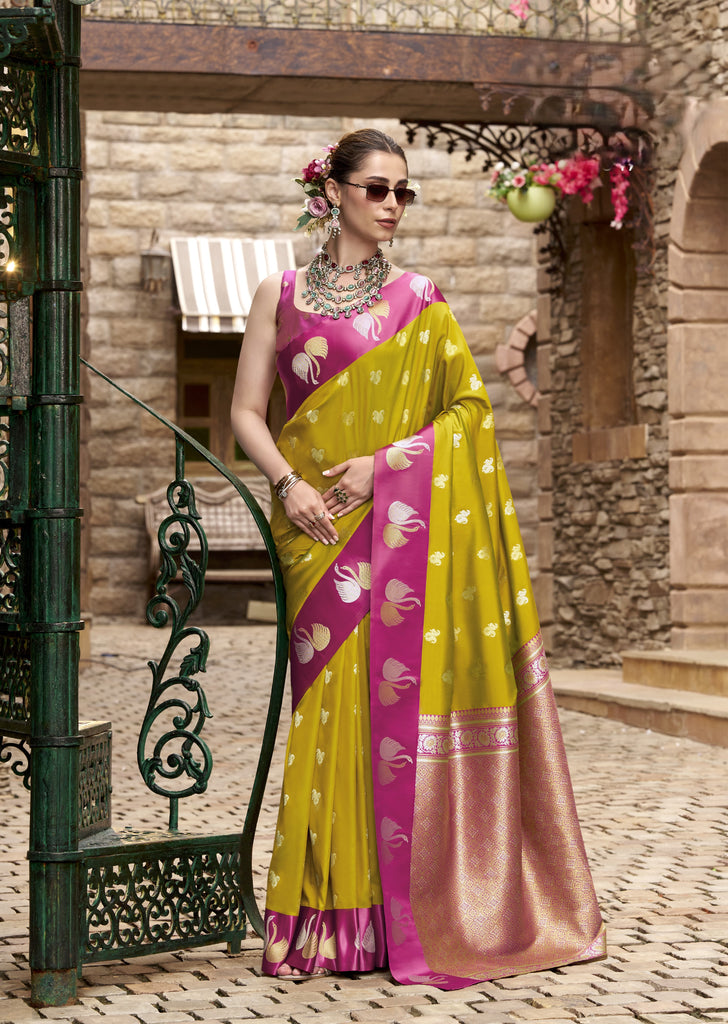 Banarasi Satin Silk Designer Saree