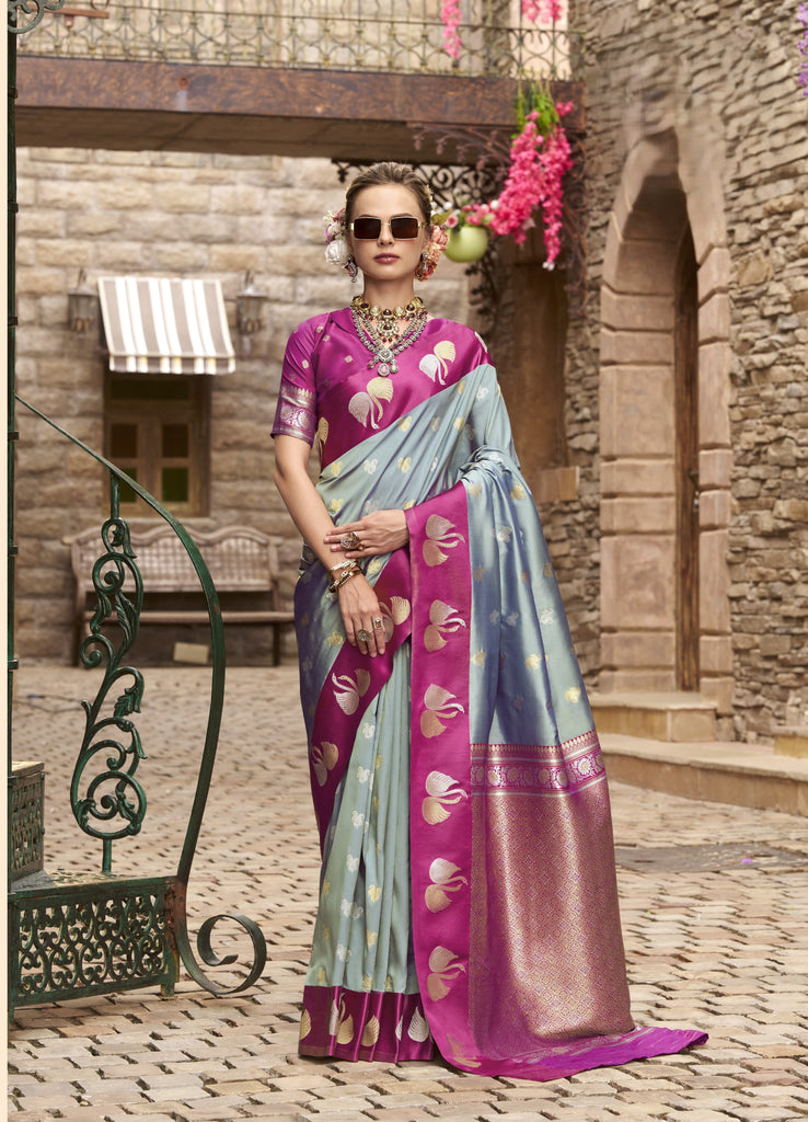 Banarasi Satin Silk Designer Saree